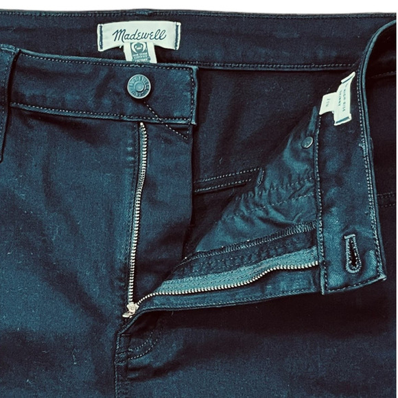 Madewell NWT 10-Inch High-Rise Skinny Stretch Black Jeans Plus Size 20W - Picture 6 of 14